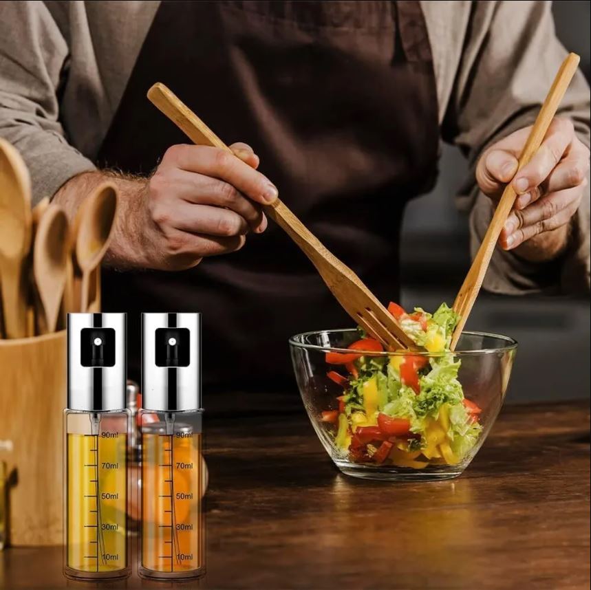 Ölspender 100 ml - Set von 2 Ölsprüher 2er-Set – je 100 ml Fassungsvermögen